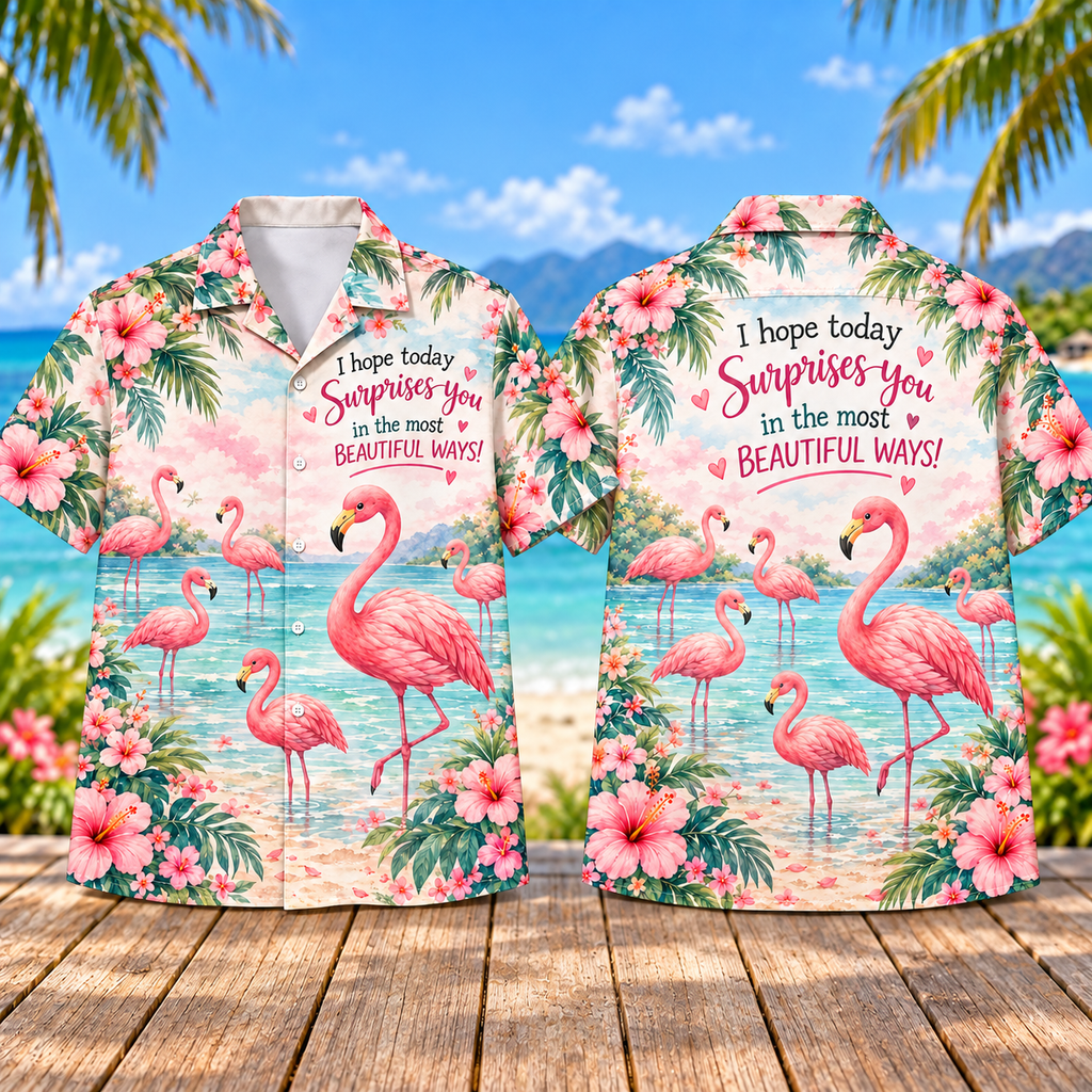 Beautiful Ways Flamingo Hawaiian Shirt