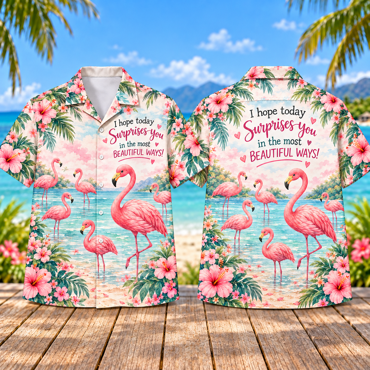 Beautiful Ways Flamingo Hawaiian Shirt