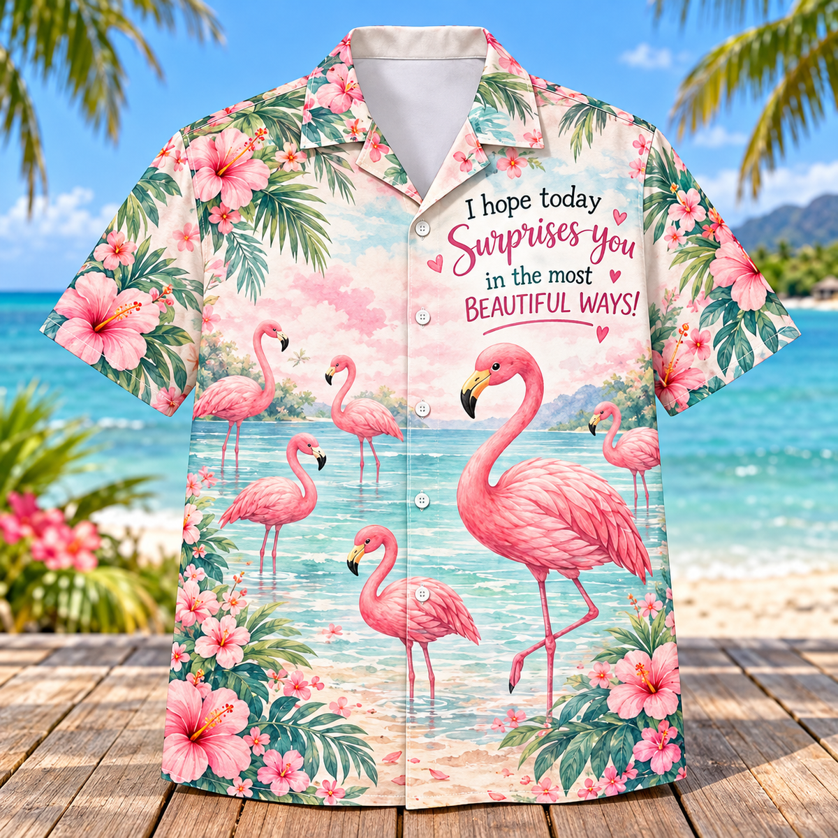 Beautiful Ways Flamingo Hawaiian Shirt