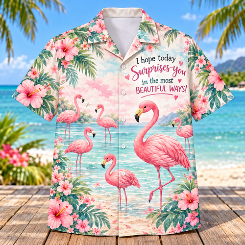 Beautiful Ways Flamingo Hawaiian Shirt