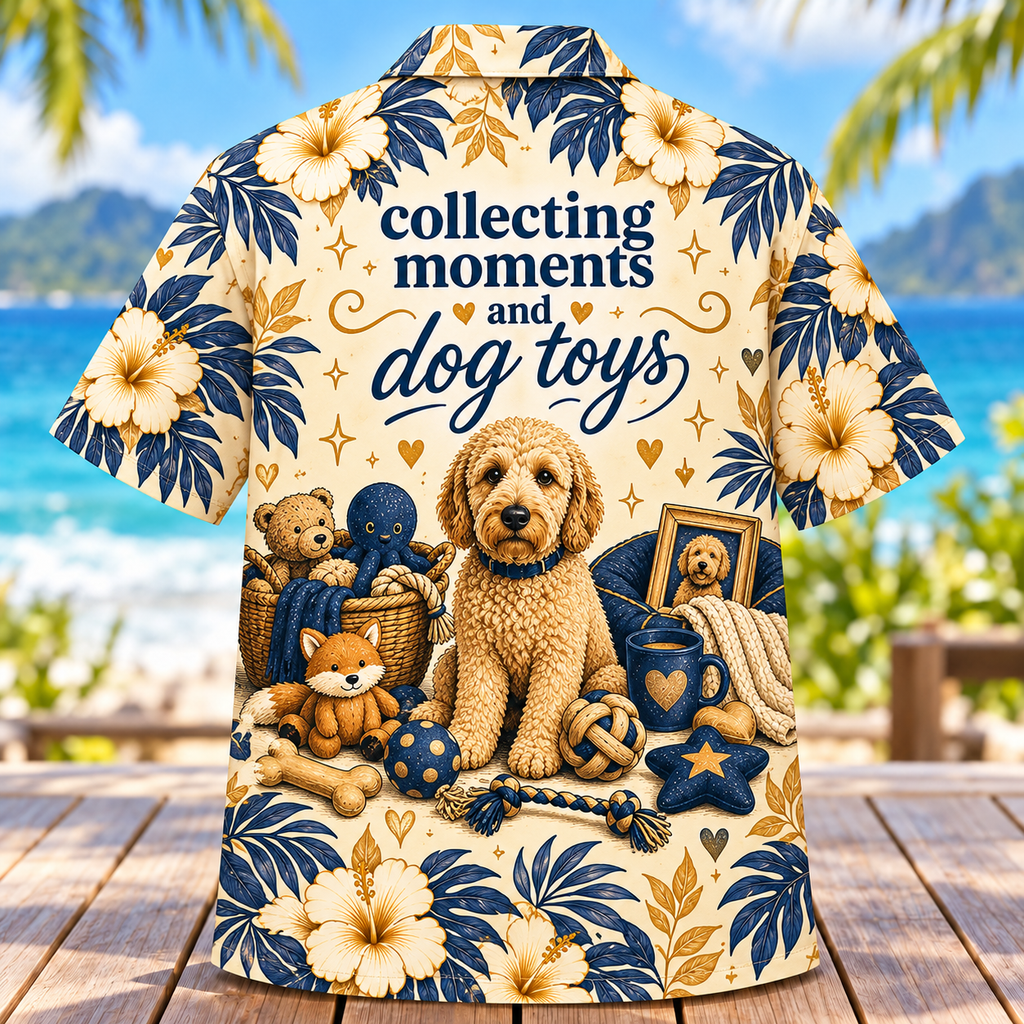 Collecting Moments and Dog Toys Hawaiian Shirt