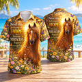 Never Stop Believing in Hope Horse Hawaiian Shirt